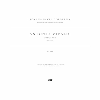Антонио Вивальди, Roxana Pavel Goldstein, David Perry, Advent Chamber Orchestra - Concerto in D Minor, RV 565