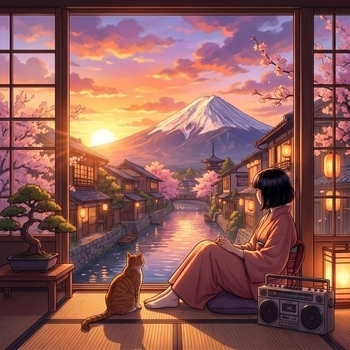 Lofi Hip-Hop Beats, Chillhop, Japanese Lofi, Sleep Radiance - Азиатский Лоу-фай: Lofi Музыка для Учёбы, Работы и Фокуса